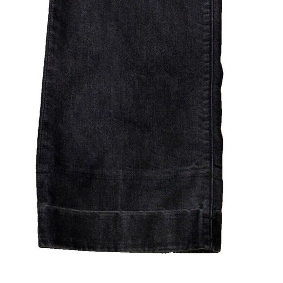 Banana Republic Jeans Women Size 6 Limited Edition Flare Trouser Jeans Black - Picture 3 of 10